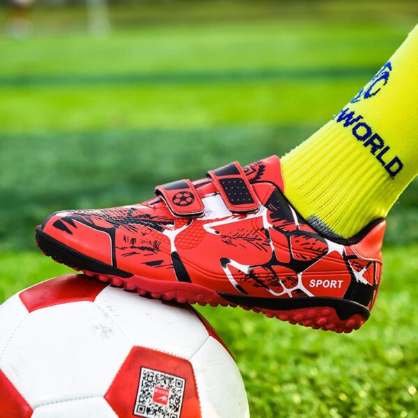 Kids Boy's Girl's Cleats Football Boots AG/FG Profession Athletic Training Football Soccer Shoes Outdoor Sports Sneakers Unisex(Toddler/Little Kid) - Image 3