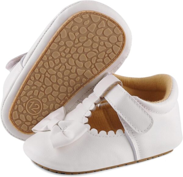 LACOFIA Baby Girls Boys Shoes Infant Sneakers T-Bar Anti-Slip First Walking Shoes Prewalkers - Image 4