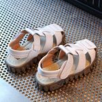 Amaone Boys Dress Shoes Size 4 Baby Fashion Summer Children Casual Shoes Kids Girls Sneaker Sandals Boys Baby Shoes Girl Rubber Shoes (White, 18-24Months) - Image 3