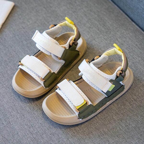 Kids Fashion Sandals Boys' Sandals Summer Open Toed ' Sports Sandals Soft Sole Mid Size Casual Shoes Suit Daily Wear - Image 3