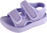 MK MATT KEELY Unisex Kids Summer Sandals Baby Anti-Slip Open Toe Adjustable Walking Shoes for Boys Girls