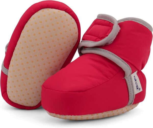 Baby Boys Girls Anti-Slip Soft Sole Winter Warm Slipper Boots Infant Crib Shoes - Image 2