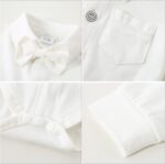 ZOEREA Baby Boy Gentleman Outfits Clothes Set 0-18 Months Romper Jumpsuit with Bow Tie + Suspender Pants Infant Wedding Clothing Sets - Image 2