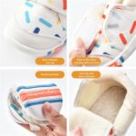 Size 9 Trainers Baby Sneakers Boys and Girls Autumn and Winter Print Soft Bottom Toddler Shoes Non Slip Soft Bottom Cloth Shoes Childrens Walking Boots - Image 3