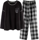 GOSO Pyjamas for Girls 8-9 9-10 11-12 12-13 14 Years Print Long Sleeve Casual Sleepwear Tops & Pants Gift for Kids