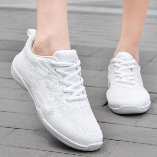 Children and Adults Competitive Cheerleading Shoes Training Shoes Breathable Mesh Comfortable Soft Soles Size 1 Shoes for Baby Girl - Image 5