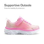 DREAM PAIRS Girls Running Tennis Shoes Sneakers for Kids Sport Athletic Shoes Thick Sole Casual Walking Shoes for Little/Big Kids - Image 3