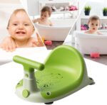 Baby Bath Seat, Nonslip Motorcycle Shaped Toddler Stool, Stable, Comfortable Bathroom Shower Chair for Babies, Secure Design for Easy Bath Time Fun and Safety, 14.57x10.71 Inches - Image 6