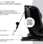 Kinderkraft XPEDITION2 I-Size Child Car Seat with 360 Degree Rotation, Isofix, Base Station, Special Safety Systems, Easy to Clean, from Birth Group 0/1/2/3 0-36 kg, Black - Image 6