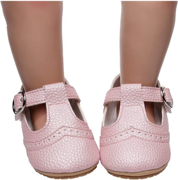 Kids Buckle Solid Girls Shoes Walk Strap First Casual Cute Baby Color Toddler Baby Shoes Boys Casual Boots Size 4 - Image 3