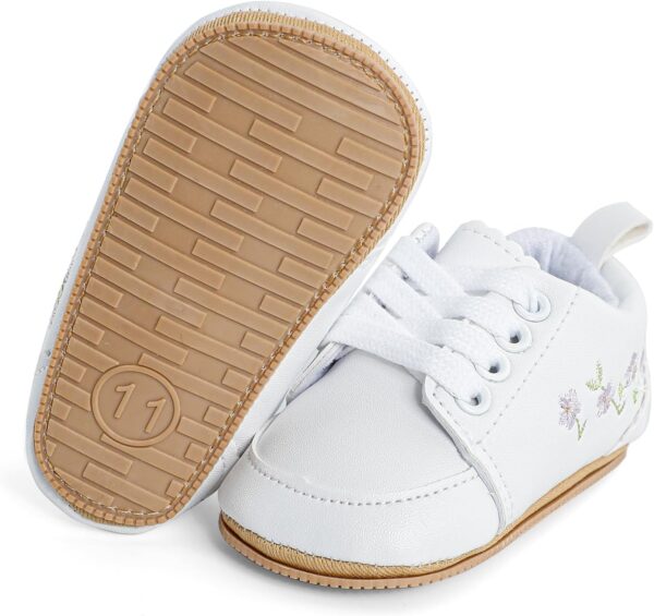 Cheerful Mario Baby Girls Mary Jane Shoes First Walking Shoes Soft PU Leather Cute Bowknot Anti Slip Soft Sole - Image 6