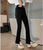 CHENSIYU Kids Boys Girls Toddler Girl's Leggings Toddler Black Trousers Kids Lightweight Bloomer Joggers Baby Black Leggings Unisex Baby Clothes - Image 5