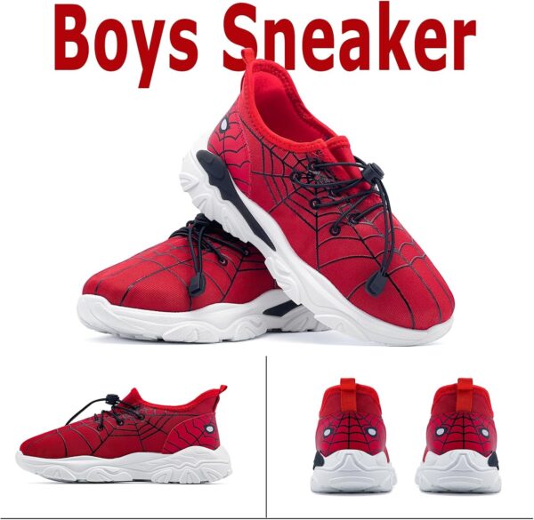 Boys Trainers Kids Running Shoes PE Trainers Breathable Sports Tennis Sneakers Slip-On Outdoor Athletic Walking Shoes - Image 3