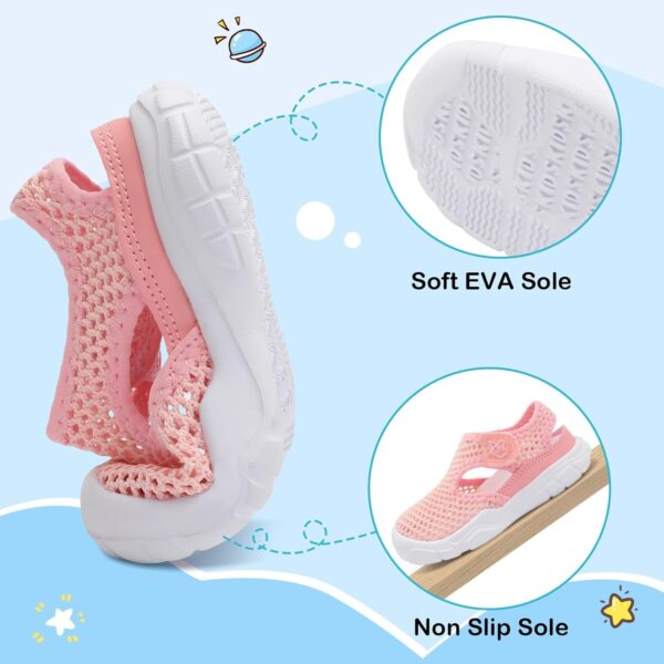 JIASUQI Toddler Sandals Boys Girls Wid Barefoot Water Sandals Kid Lightweight Water Shoes for Beach Swim - Image 4
