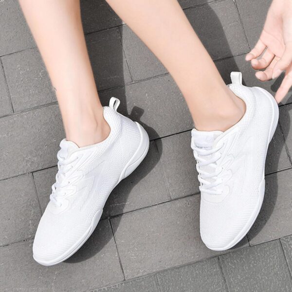 Children and Adults Competitive Cheerleading Shoes Training Shoes Breathable Mesh Comfortable Soft Soles Size 1 Shoes for Baby Girl - Image 3