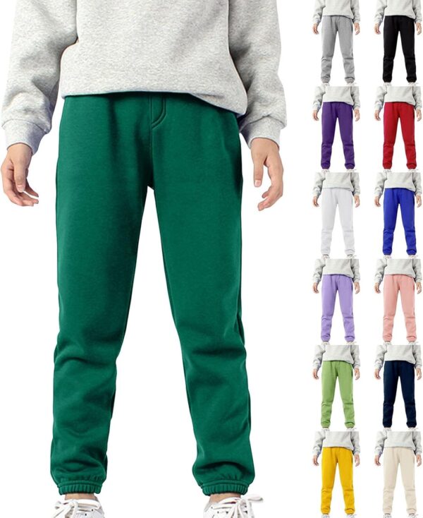 CHENSIYU Kids Boys Girls Baby Trousers Girls School Joggers Baby Plain Bloomer Trousers Kids School Lounge Pants Newborn Baby Girl Clothes - Image 3