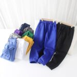 CHENSIYU Kids Boys Girls Baby Trousers Girls School Joggers Baby Plain Bloomer Trousers Kids School Lounge Pants Newborn Baby Girl Clothes - Image 2