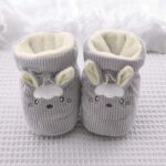 Newborn Booties 0 3 Months Girl Baby Shoes Boots Kids Toddler Shoes Cotton Shoes Plus Velvet Thick Warm Soft Shoes Cute Do Not Fall Before The Shoes Baby Leather Shoes 0 3 Monthsbaby Bootiess Boots - Image 2
