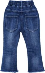 Peacolate 2-10T Infant Little Kids Girls Embroidery Jeans Denim Pants - Image 2
