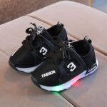 Toddler Boys Shoes Cartoon Luminous Sport Sneaker Little Fashion Cute Soft Lighted Athletic Light Up Trainers for Girls Kids Infant Tennis Shoes - Image 2