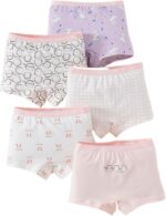 5 Pack Girl Cotton Underpanties Shorts Girls Toddler Knickers Panties Baby Briefs Underwear