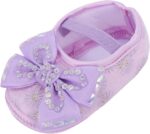 XIATANG Walkers Kids Shoes Children Toddler Soft Boys Shoes Princess Shoes Toddler Infant Girls Baby Girls Shoes (Purple, 6-9Months)