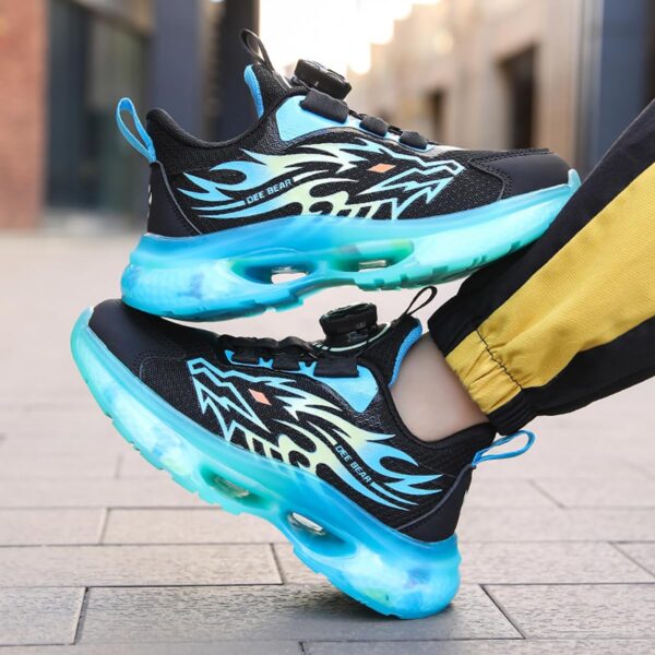 Boys Trainers 2023 Kids Sneakers Breathable Walking Tennis Sneakers Lightweight Comfort Non-Slip Running Casual Athletic School Sport Shoes - Image 7