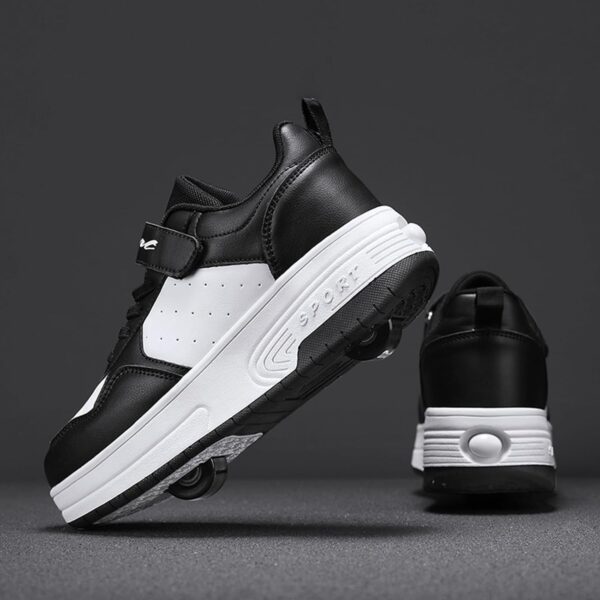 Kid's Glitter Fashion Sneakers - Flashing Led Sports Shoes Toddler Little Kids Shoes Kids Athletic Shoes Road Trail Running Shoes Boys' Handsome Sneakers School Shoes for Children/Boys/Girls - Image 4