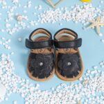 CENCIRILY Infant Baby Girls Summer Sandals Newborn Bow-Knot Open Toe Beach Shoes Casual Lightweight Anti Slip Sole Flat - Image 4