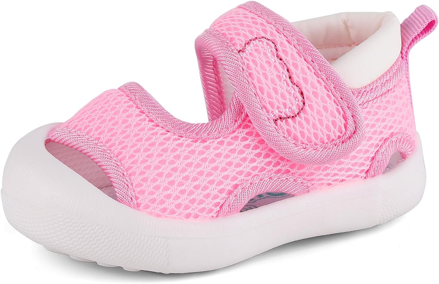 71gtkmhabxL._AC_SL1500_.jpg Baby Boys Girls Sport Sandals Toddler Summer Sneakers First Walking Shoes Flexible Anti Slip Sole - Image 1