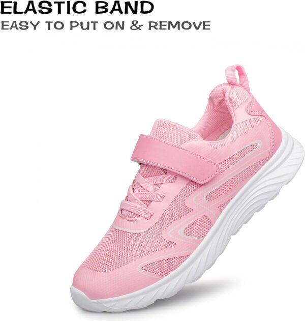 LOUSST Kids Trainers Boys Girls Tennis Shoes Running Shoes Athletic Walking Shoes Breathable Lightweight Child Sneakers for Toddler/Little Kid/Big Kid - Image 6