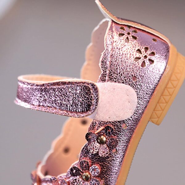 Girls Sandal Shoes Flower Shoes Hollow Flower Shoes Sandals Soft Sole Princess Sandals Non Slip Baby Shoe Socks - Image 5