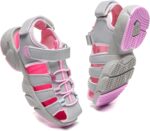 Daclay Girl's Sandals Soft Sole White Princess Comfortable Boys Kids Sandals - Image 3