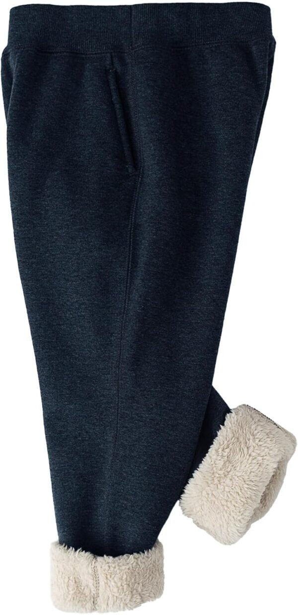 Kids Girls Boys Fleece Jogging Trouser Sweatpants Warm Winter Childrens School Play Tracksuit Classic Bottom Soft Jog Pants - Image 9