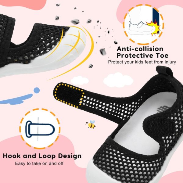 JOINFREE Girls Boys Summer Sandals Infant Shoes Lightiwehgt Barefoot Sneakers Toddlers Breathable Sandals Sneakers Water Shoes - Image 5