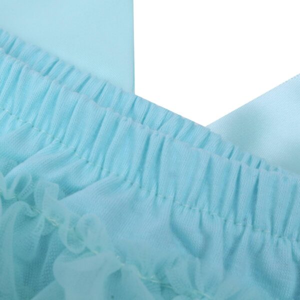 ranrann Infant Baby Girls Tulle Ruffle Bowknot Cake Smash Bloomer Diaper Cover and Flower Headband Set Photography Costume - Image 6