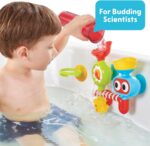 Yookidoo Baby Toddler Bath Toy - Spin 'N' Sprinkle Water Lab with Spinning Gears & Rotating Googly Eyes - Mold Free Suction Cups Attach to Any Tub or Shower(1 2 3 Years Old)- Great Gift for Kids - Image 2
