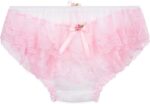 Satini Women's Sheer Frilly Sissy Soft Lace Knickers Briefs Panties - Image 2