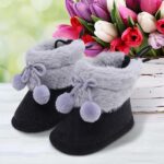 Anti-Slip Loafer Flat Girls Plush Snow Warming Shoes Baby Soft Boots Infant Baby Shoes Toddler Shoes 6 - Image 2