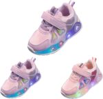 SRTUMEY Toddler Girl LED Walking Sneaker Light up Shoes for Boys Girls Christmas Birthday Gifts for Kids Baby Trainers Athletic Sport Shoes - Image 2