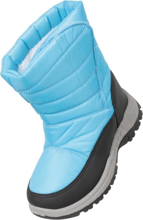 Mountain Warehouse Caribou Junior Kids Snow Boots - Snowproof, Fleece Lining, Warm, Insulated, High Traction Sole - Ideal For - Image 7