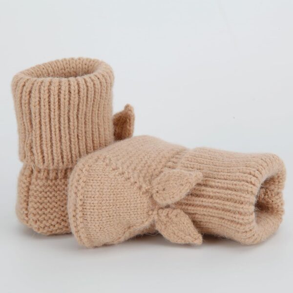 Loyfoky Baby Booties Newborn Babe First Walkers Knit Boots Warm Knit Crib Shoes Crochet Soft Infant Sock for Boy Girl - Image 6