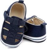 First Walking Shoes for Baby Boy Summer Fashion -Slip Prewalker Sandals Baby Crib Shoes Pierced Soft Baby Shoes Sandals Girls - Image 6