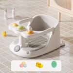 dzqad Bath Seat for Baby | Suction Cups Baby Bathtub Sitting Up Chair | Portable Toddler Safety Bath Tub Chair for Boys, Girls, Friends, Family - Image 2