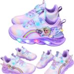 Vorkhuaeri Princess Sneakers for Girls Kids Trainers Light Up Shoes Dress Up Elsashoes Baby Toddler Sneakers Birthday Xmas - Image 6