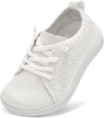 JOINFREE Toddler Wide Shoes Girls Boys Breathable Fashion Shoes Kids Barefoot Minimalist Shoes Zero Drop Slip on Tennis Sneakers