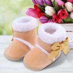 Infant Dress Shoes Boys Toddler Boys And Girls Plush Snow Booties Warming Shoes Baby Soft Boots Infant Baby Shoes Infant Shoes Boys - Image 2