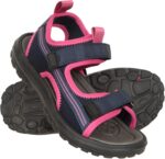 Mountain Warehouse Seacost Kids Sandals - Touch Strap Fastening Children Shoes with Neoprene Lining & EVA Footbed- Summer Beach, Walking, Hiking & Outdoors