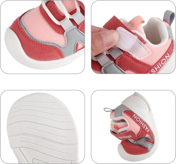 Cheerful Mario 1-3 Years Baby Trainers Boys Girls First Walking Shoes Toddler Shoes Breathable Flexible - Image 3