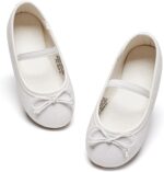 Kiderence Little Toddler Girls Dress Shoes Ballerina Ballet Flats Kids Mary Janes